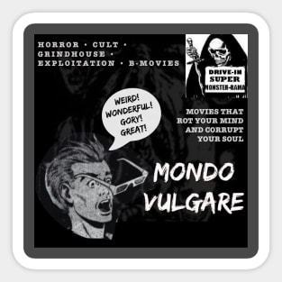 Mondo Vulgare logo Sticker